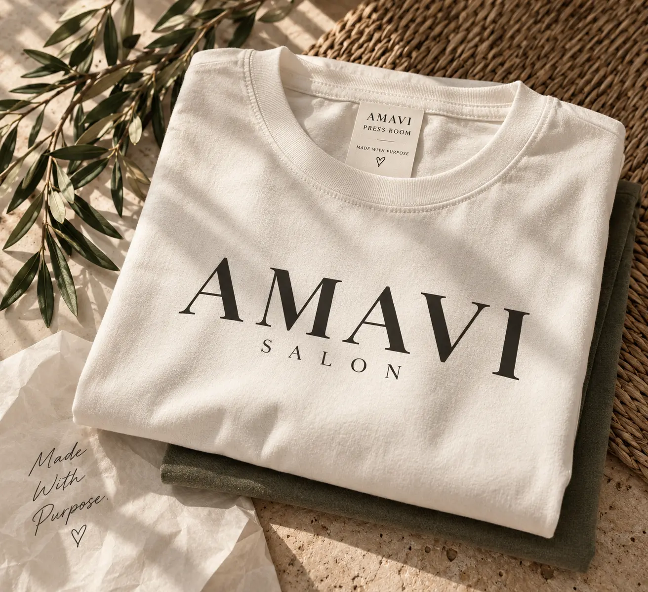AMAVI Press Room clothing and accessories